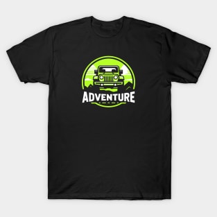 Jeep Wrangler Adventure Lime Green T-Shirt